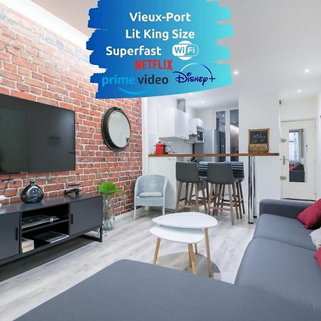 마르세유 Sud Passion - Fada Vieux Port - Calme - Linge De Qualite - Lit King Size - Fibre 아파트 외부 사진